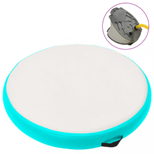 vidaXL Zöld PVC felfújható tornamatrac pumpával 100 x 100 x 10 cm jóga felszerelés