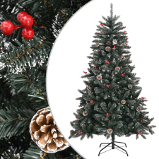 vidaXL zöld PVC műkarácsonyfa állvánnyal 120 cm műfenyő