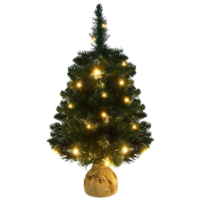 vidaXL zöld PVC műkarácsonyfa állvánnyal és LED-ekkel 60 cm műfenyő