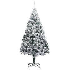 vidaXL zöld PVC műkarácsonyfa pelyhes hóval 240 cm (320966) műfenyő