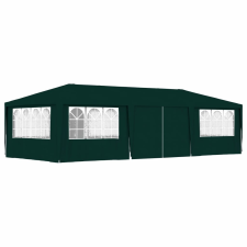 vidaXL zöld rendezvénysátor oldalfalakkal 4 x 9 m 90 g/m² kerti bútor