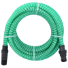 vidaXL zöld szívótömlő PVC csatlakozókkal 4 m 22 mm