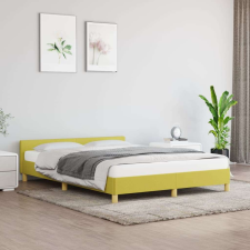 vidaXL zöld szövet ágykeret fejtámlával 140 x 190 cm ágy és ágykellék