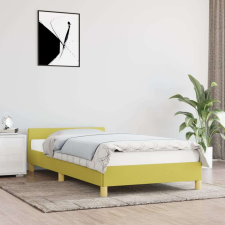 vidaXL zöld szövet ágykeret fejtámlával 90 x 190 cm ágy és ágykellék