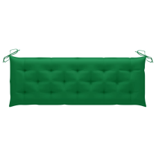 vidaXL zöld szövet kerti padpárna 150 x 50 x 7 cm kerti bútor