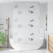 vidaXL zuhanyzó redőny 130x240 cm szövet szélessége 126 cm (4014894) lakástextília