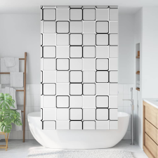 vidaXL zuhanyzó redőny 140x240 cm szövet szélessége 136 cm redőny