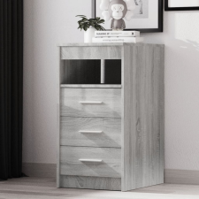 vidaXL zürke sonoma színű szerelt fa éjjeliszekrény 40 x 50 x 76 cm bútor