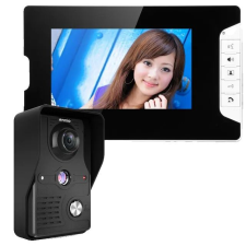  Videó ajtócsengő, 7 hüvelykes kijelző, 1000TVL kamera, T813MK11 kaputelefon