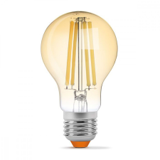 Videx E27 A60 LED izzó 10W = 74W 1050lm 2200K borostyánsárga 360° VIDEX izzó