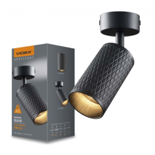 Videx Felületre szerelhető mennyezeti lámpa LED cső GU10 fekete VIDEX világítás