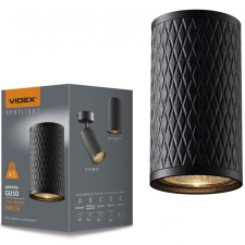 Videx Felületre szerelhető mennyezeti lámpa LED cső GU10 fekete VIDEX világítás