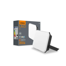 Videx LED reflektor 30W 2850lm 5000K Hidegfekete Tejes Videx burával kültéri világítás