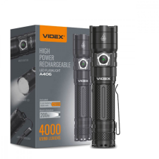 Videx LED taktikai zseblámpa újratölthető vízálló 20W 4000lm 6000K A406 nagyon erős VIDEX fejlámpa