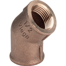 VIEGA Iv  45° bb  3/4″ sárgaréz (119959) hűtés, fűtés szerelvény