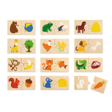 Viga Fa puzzle Viga Állatok etetése fajáték
