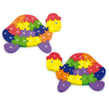 Viga Toys 3D Puzzle - Teknős 26db-os kreatív és készségfejlesztő