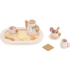 Viga Toys Fa Teáskészlet Polarb Pasztell Rózsaszín (6222) konyhakészlet