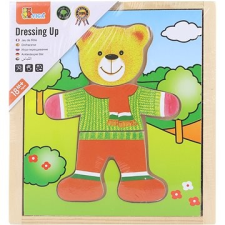 Viga Toys öltöztető játék - maci kreatív és készségfejlesztő
