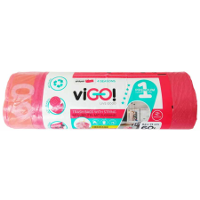 Vigo viGO! Szemeteszsák LDPE piros 60 l / 10 db, 64x71cm tisztító- és takarítószer, higiénia