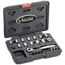 Vigor (V5202) Dugókulcs készlet 1/4 (6,3 mm) (V5202) (V5202) szerszám kiegészítő