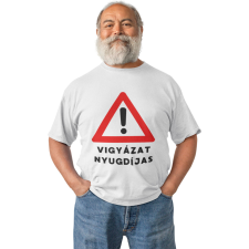  Vigyázat Nyugdíjas - Férfi Póló férfi póló
