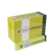 Vijayshree Fragrance Golden Nag füstölő - Citromfű (Lemongrass) füstölő