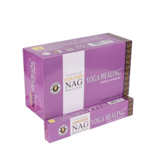 Vijayshree Fragrance Golden Nag füstölő - Gyógyító Jóga (Yoga Healing) füstölő