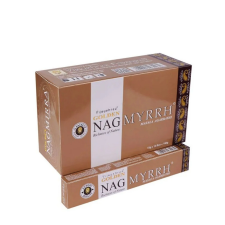 Vijayshree Fragrance Golden Nag füstölő - Mirha (Mirha) füstölő