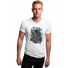  Viking Metallica - Férfi V Nyakú Póló férfi póló