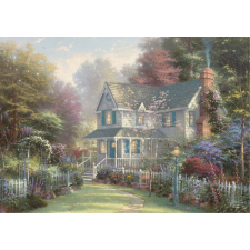  Viktoriánus kert II puzzle fémdobozban 500 darab puzzle, kirakós