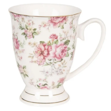  Viktoriánus rózsa mintás porcelán bögre - 300ml bögrék, csészék