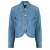 Vila Farmerkabátok VINADINE LS DENIM JACKET/C36 Kék DE 32