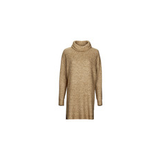 Vila Rövid ruhák VICILIA ROLLNECK L/S KNIT TUNIC/SU Bézs EU S női ruha