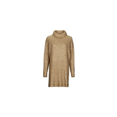 Vila Rövid ruhák VICILIA ROLLNECK L/S KNIT TUNIC/SU Bézs EU XS