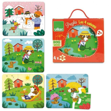 VILAC 4 kirakós játék - évszakok puzzle, kirakós