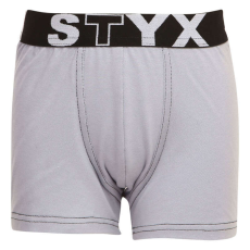  Világos szürke gyerek boxeralsó Styx sport gumival (GJ1067) 4-5 éves