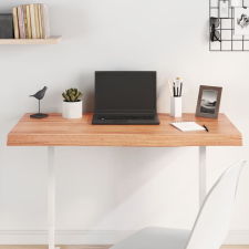 világosbarna kezelt tömör tölgyfa asztallap 100x50x(2-6) cm bútor