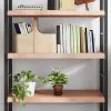  Világosbarna kezelt tömör tölgyfa fali polc 100x50x(2-6) cm