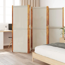  világosszürke 5 paneles térelválasztó 350 x 180 cm bútor