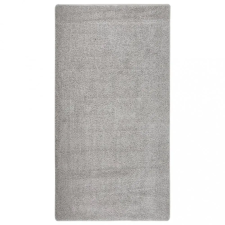  Világosszürke csúszásmentes bozontos szőnyeg 80 x 150 cm lakástextília