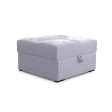  Világosszürke ZENOVA tárolós puff 65x65 cm bútor