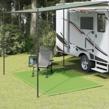 világoszöld HDPE sátorszőnyeg 250x300 cm kemping felszerelés