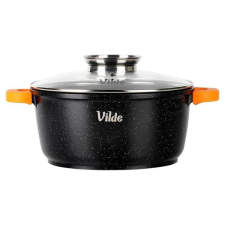  Vilde TERRUNA AROMA Gránit Fazék Üvegfedővel (24 cm, 4 L) 199105 edény