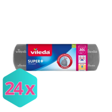  Vileda Ecobag zárószalagos szemeteszsák 30Liter 55x55 cm KARTON - 24 db tisztító- és takarítószer, higiénia
