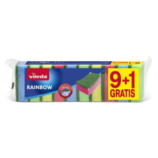 Vileda Gmbh. Vileda mosogatószivacs Rainbow 9+1db/csg (40csg/karton) tisztító- és takarítószer, higiénia
