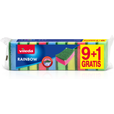 Vileda Mosogatószivacs 9+1 db/csomag Vileda Rainbow_F2590A tisztító- és takarítószer, higiénia