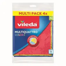 Vileda Multi Quattro törlőkendő 3+1db-os tisztító- és takarítószer, higiénia