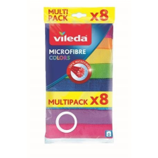 Vileda Törlőkendő, mikroszállal, VILEDA "Colors", 8db/cs takarító és háztartási eszköz