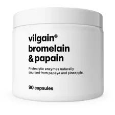 Vilgain Bromelain & Papain, 90 kapszula vitamin és táplálékkiegészítő